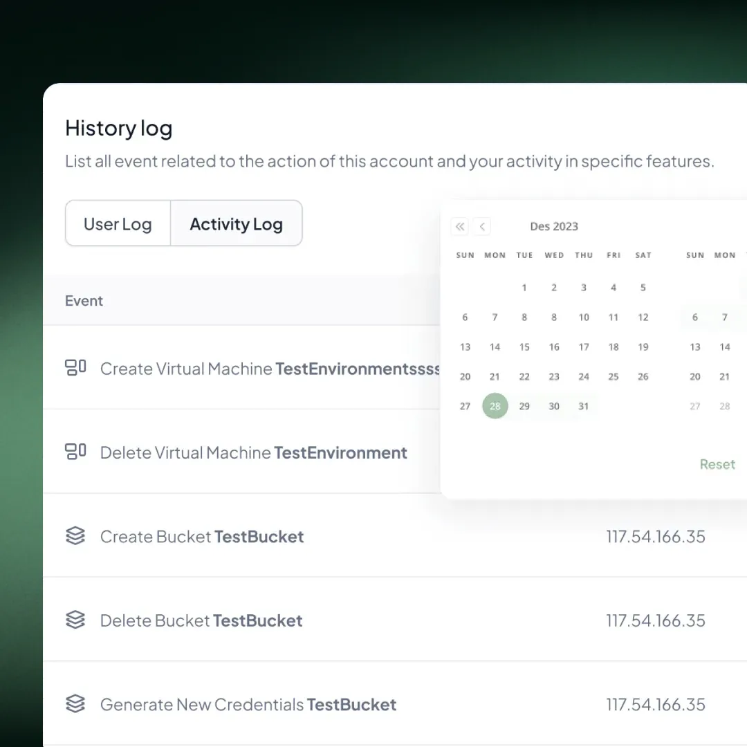 Mocaas Cloud UI Design
