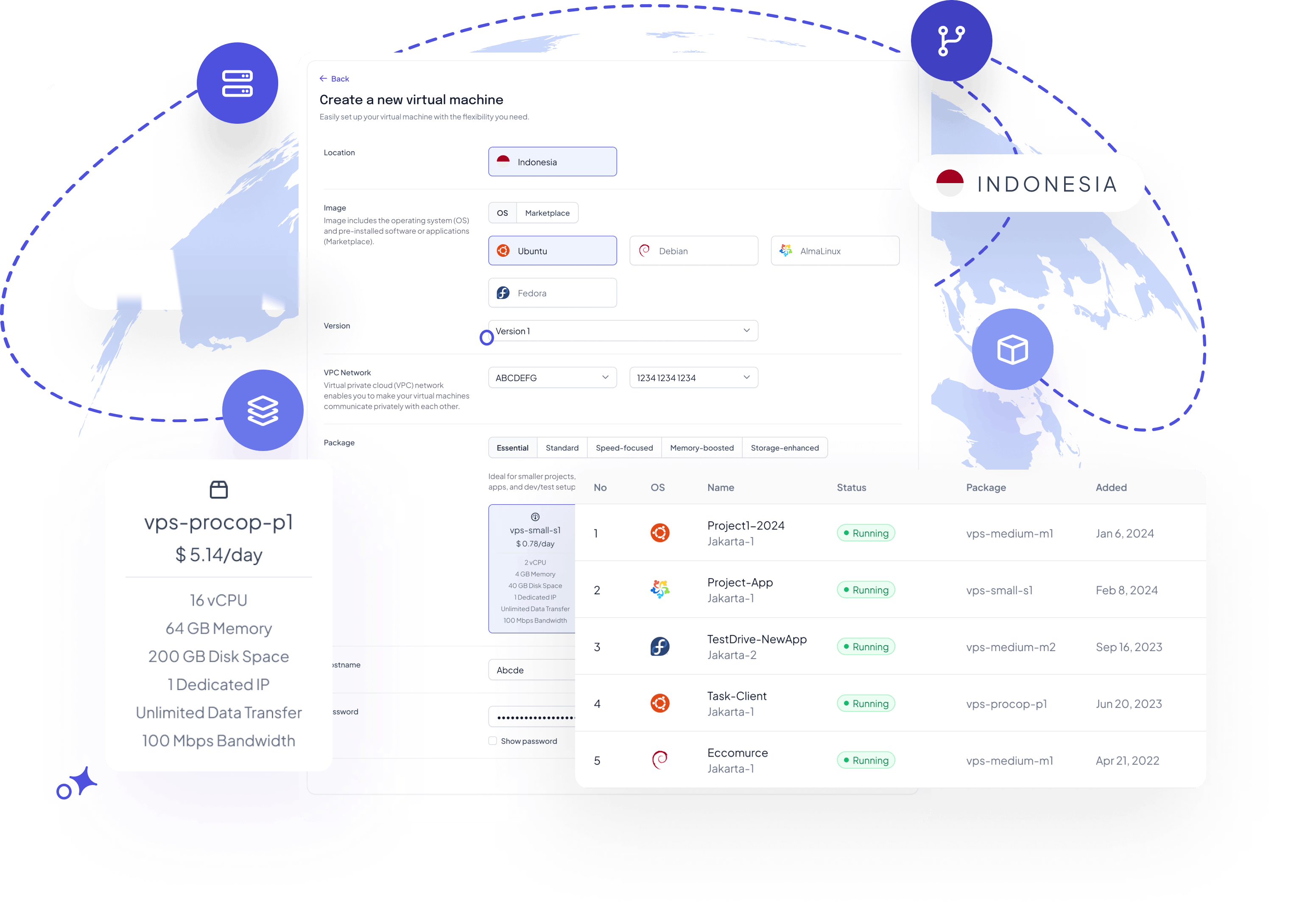 Mocaas CloudUI Design New Virtual Machine
